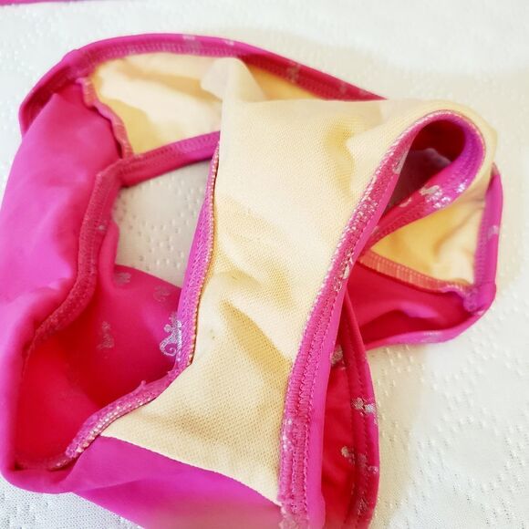 Land's End Seahorse Hot Pink Swim Set Size 2T - Picture 8 of 10